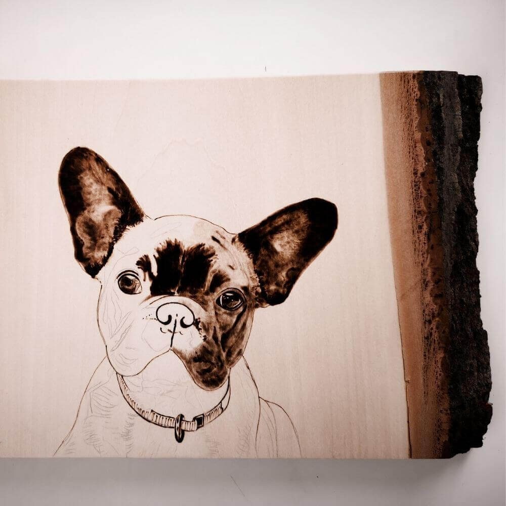 corso pirografo professionale ritratto cane 4